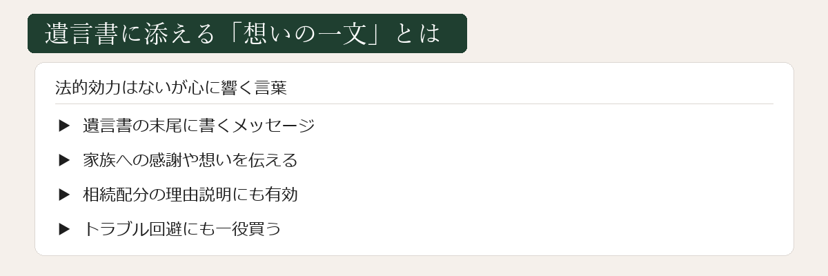 付言事項とは何か