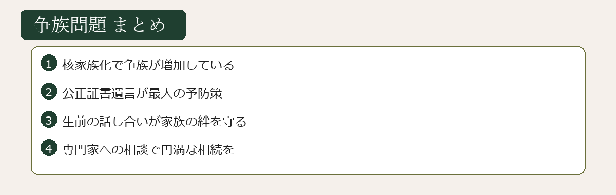 争族問題まとめ図