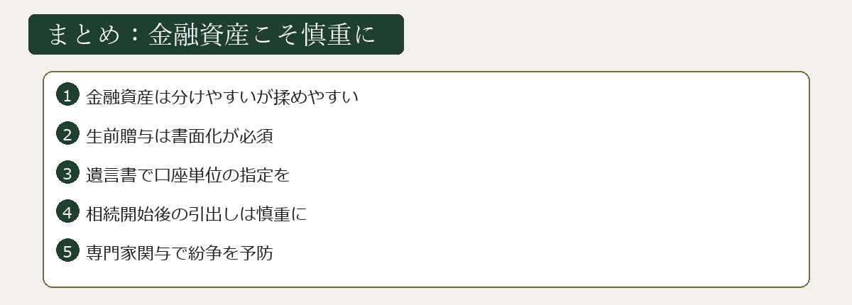 金融資産分配まとめ図