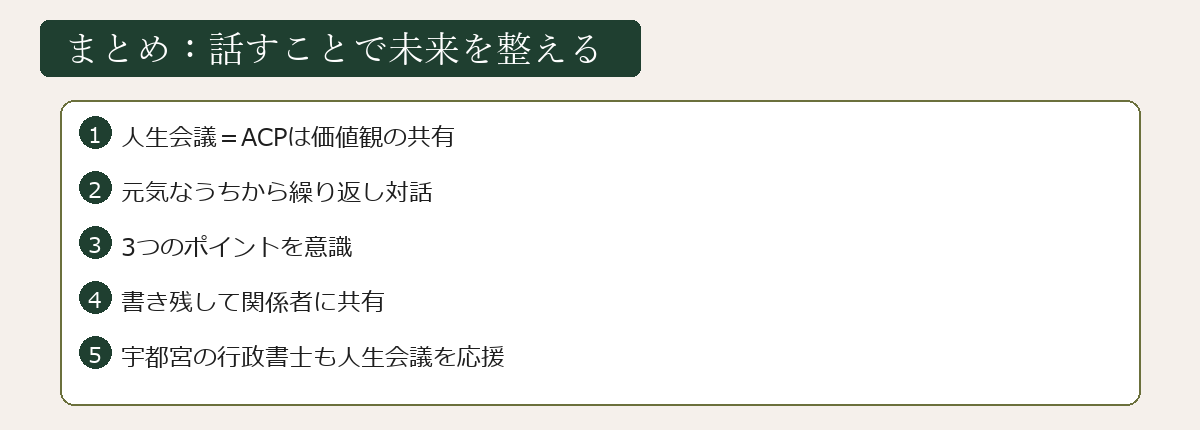 人生会議まとめ図