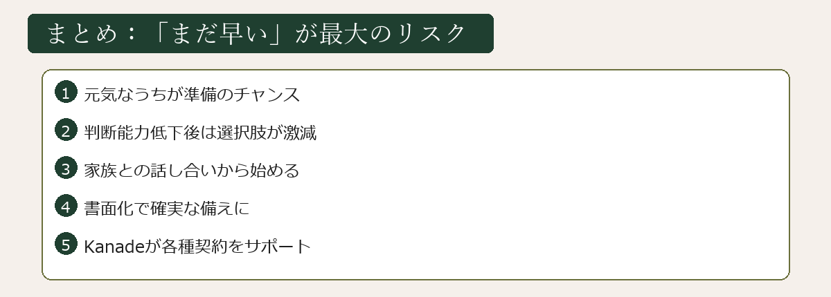 まだ早いが最大のリスクのまとめ
